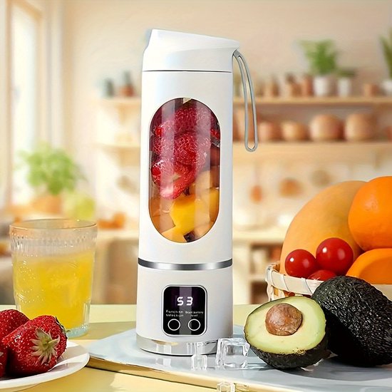 Mini Blender – Draagbare Oplaadbare Portable Smoothie Maker – Blender to go USB – Lichtgewicht Draadloze Blender voor Onderweg van MOA