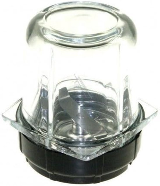 Mini Blender Kom - Accessoire Kom - Smoothies Maken - Herbruikbaar Ontwerp - 250 ml - Transparant