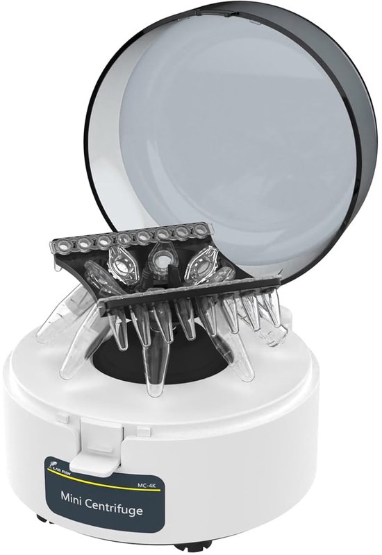 Mini-centrifuge 4000 tpm met 2-in-1 rotor voor laboratoriumtoepassingen van Allsheng