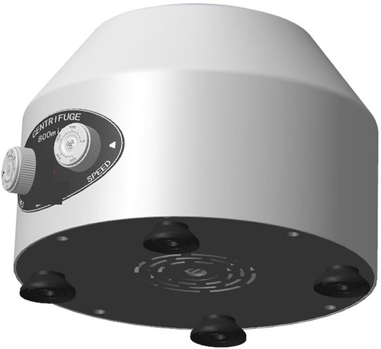 Mini Centrifuge - Laboratorium Apparaat - Monsters Scheiden - Instelbare Timer - 4000 RPM - Wit