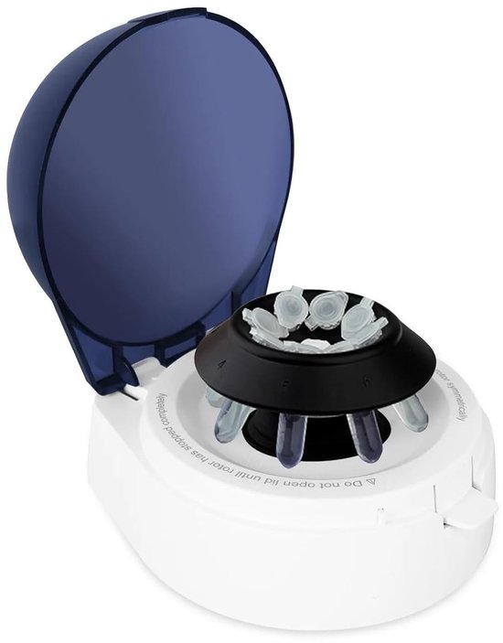 Mini Centrifuge - Laboratorium Apparaat - Monsters Scheiden - Stille Werking - 7000 Tpm - Grijs