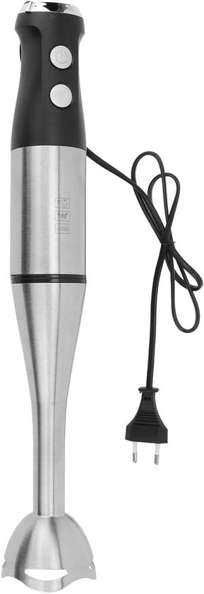 Mini Handblender - Smoothie Maker Staafmixer - Onderweg Blenden - Krachtige 1000W Motor - 40 cm - Zwart