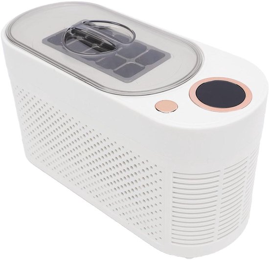 Mini Ijsmachine - Draagbare IJsmaker - Snelle Ijsblokjes - Dubbele Stroomopties - 10 Ijsblokjes - Zwart