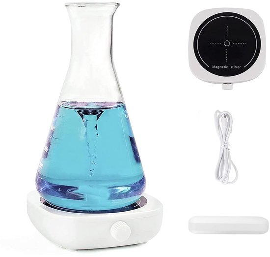 Mini Magneetroerder 2000 ml voor Laboratorium en Thuisgebruik - Draagbare Magnetische Mixer van MINI