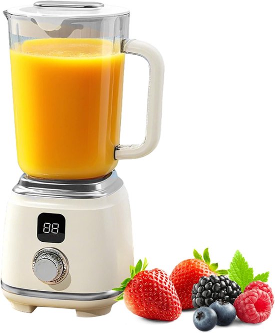 Mini-mixer, smoothie maker to go, 600 ml, oplaadbare persoonlijke blender met 10 roestvrijstalen messen, draadloos, oplaadbaar, 10+ mixprocessen voor smoothies, shakes en sap onderweg