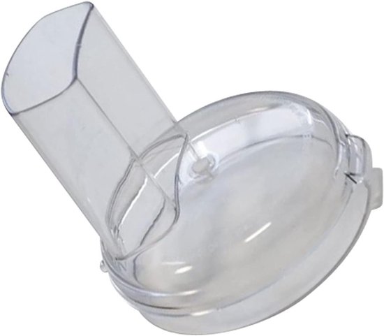 Mini Plus Top Cover - Voedselmaker Deksel - Keuken Organisatie - Onbreekbaar Plastic - Ovaal - Transparant