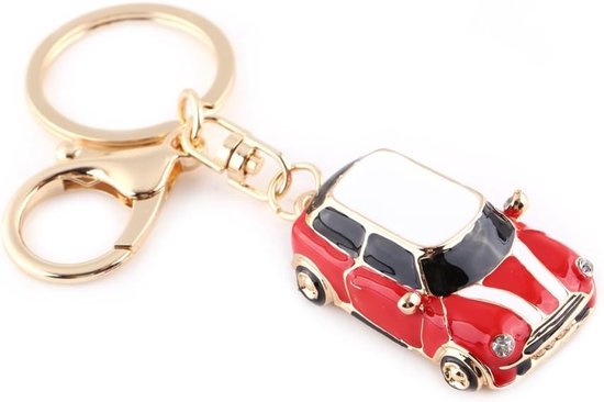 Mini Sporty Auto Sleutelhanger met 3D Holle Carving - Perfecte Tas Charms Cadeau voor Autoliefhebbers en Sleutels van Merkloos