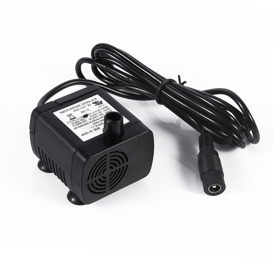 Mini Submersible Pomp 12V voor Aquarium, Fontein en Vijver - Zonne-energie Aangedreven, Waterpomp, Tuinaccessoire
