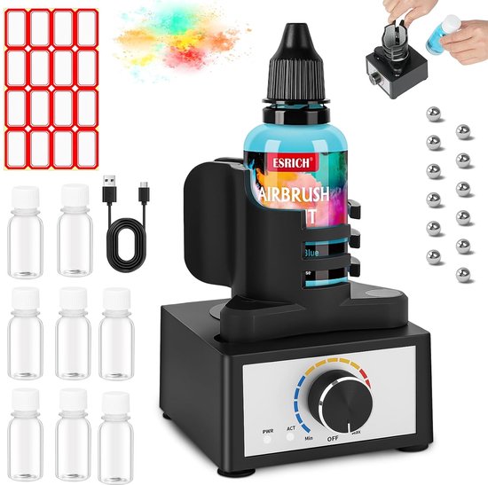 Mini Verfmenger Vortex Mixer – elektrische paint shaker 300-2400 RPM van Merkloos