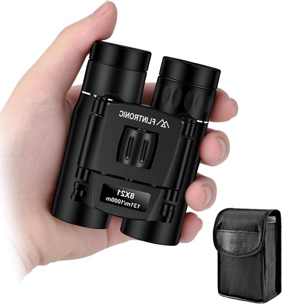 Mini Verrekijker 8 x 21 HD - Waterdicht, Opvouwbaar en Compact voor Volwassenen en Kinderen - Ideaal voor Jagen, Vogelspotten en Wandelen van Merkloos