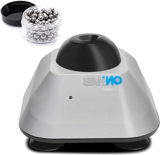 Mini Vortex Mixer - Laboratorium Roerder - Vloeistoffen Mengen - Touch Bediening - 120 Mengbollen - Grijs