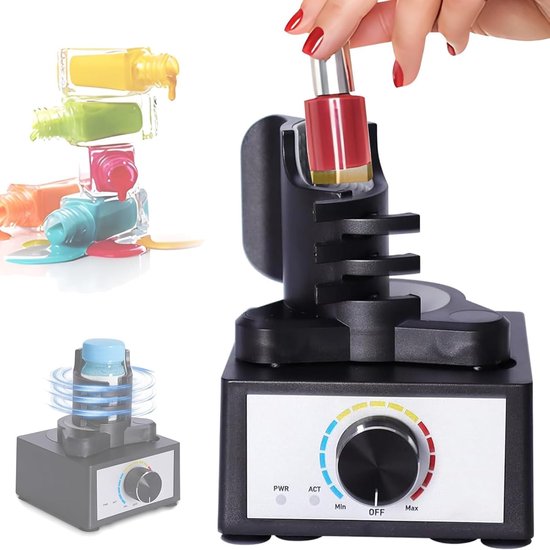 Mini Vortex Mixer - Schudapparaat - Flessen Mengen - Handsfree Bediening - 10-100 ml - Zwart