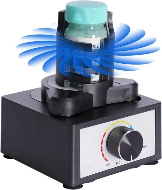 Mini Vortex Mixer - Verf Schudder - Laboratorium Mengen - Drietraps Snelheid - 10-100 ml - Wit