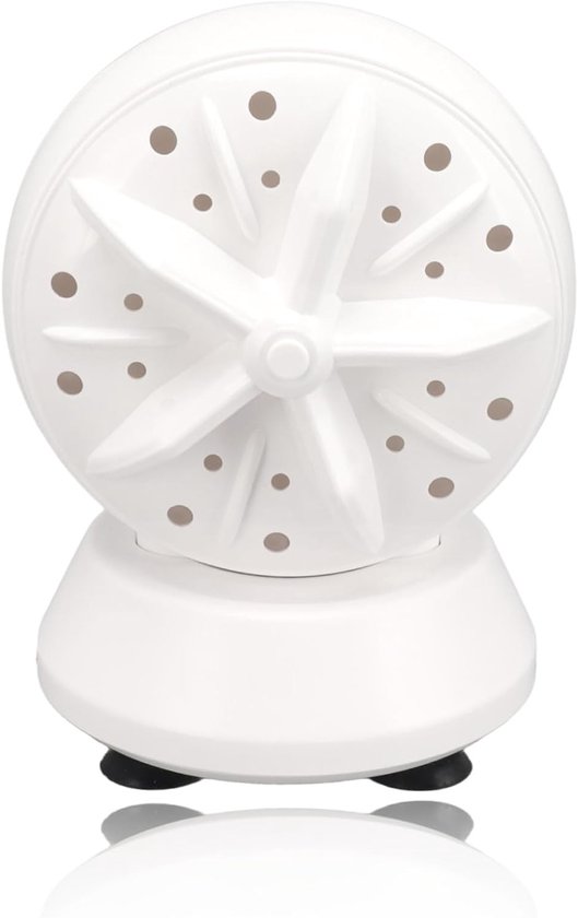 Mini Wasmachine voor Thuisgebruik met Dubbele Turbine, 4 Instelbare Modi en Efficiënte Reiniging voor Emmer, Wasbak en Handwas