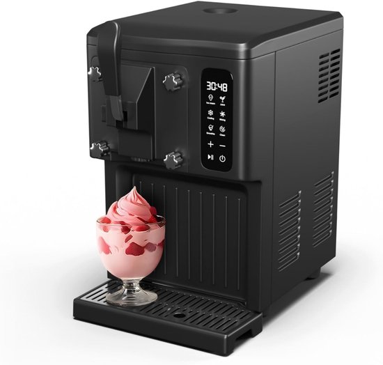 MIRA® Softijsmachine - Ijsmachine - Zwart - ‎51cm x 28cm x 51cm van Merkloos