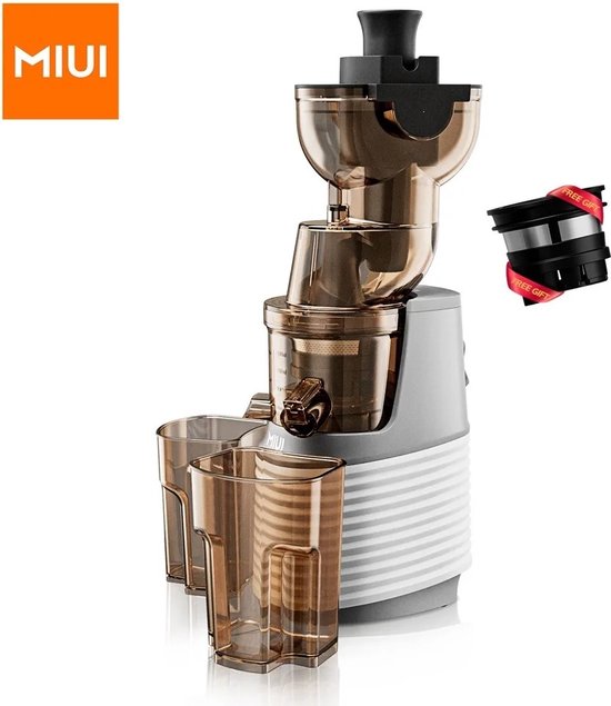 Miui - Slowjuicer - Persmachine - Vruitpers - ijsmachine - Keuken apparaat - Met zeef - 1000ml - 60RPM - 250W van Miui