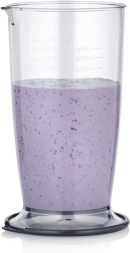 Mixbeker Houder - Mixkom Accessoire - Individuele Mixen - BPA-Vrij Plastic - 0.7 Liter - Transparant