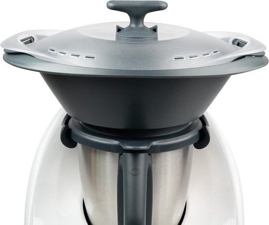 mixcover Thermo-handgreep voor Varoma of stoomdeksel, geschikt voor Thermomix TM7, TM6, TM5, TM31, TM Friend Silvercrest, Monsieur, Cuisine, Bosch Cookit en nog veel meer