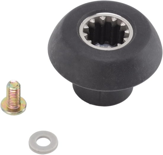 Mixer Aandrijf Bus - Reserveonderdeel - Voedsel Fijnmaken - Duurzaam Roestvrij Staal - 4x4x3 cm - Zwart