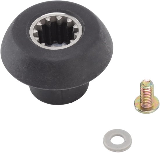 Mixer Aandrijfkap - Reserveonderdeel Blender - Voedselbereiding - Roestvrij Staal - 8.7 x 5.4 cm - Zwart