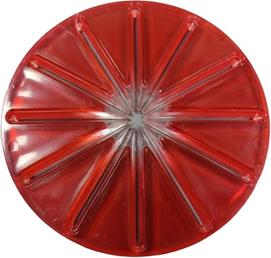 Mixer Accessoire - Beslag Wisser - Efficiënt Mixen - BPA BPS Vrij Siliconen - 23x15.5x1 cm - Rood