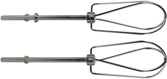 Mixer Accessoire - Garde Klopper - Beslag Maken - Roestvrij Staal - 1 stuk - Zilver van Merkloos