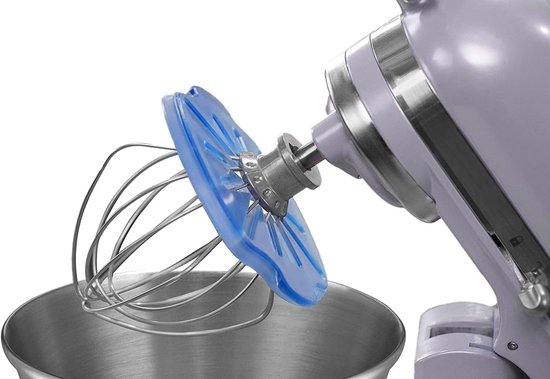Mixer Accessoire - Keuken Mixer Hulp - Bakken Zonder Knoei - Spatel Functie - Klassiek Blauw van Merkloos
