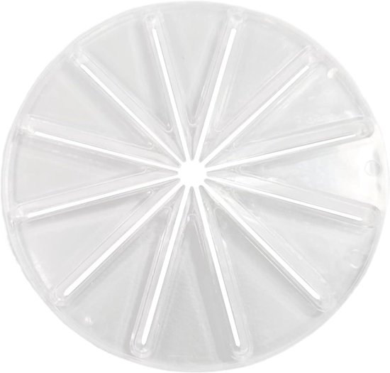 Mixer Accessoire - Keukenmixer Onderdeel - Morsvrij Mixen - Slimme Spatbescherming - 14.5 cm - Transparant van Merkloos
