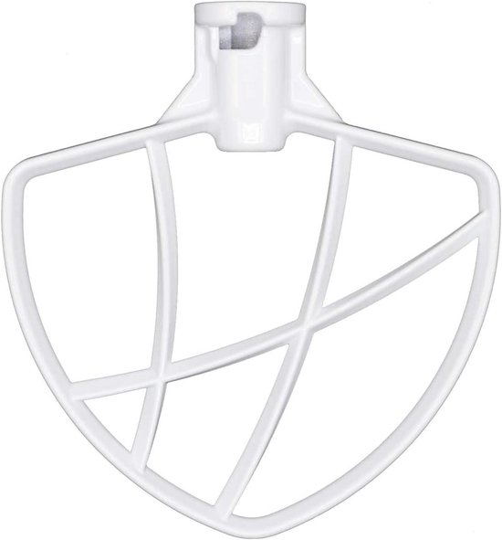 Mixer Accessoire - Platte Klopper - Beslag Maken - Robuust Metaal - 5.5-6QT - Grijs