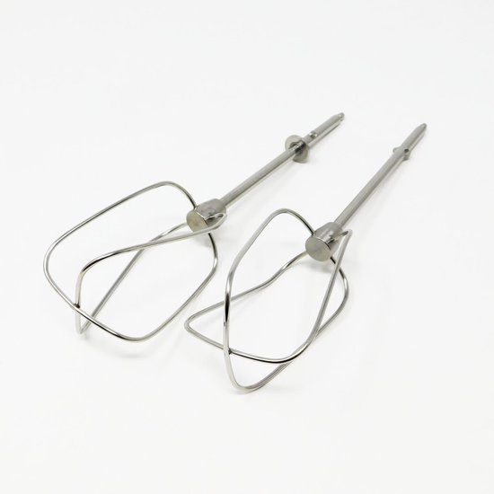 Mixer Accessoires - Garde Set - Beslag Maken - Roestvrij Staal - Set Links Rechts - Zilverkleurig