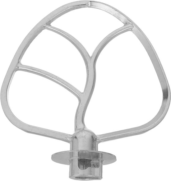 Mixer Accessoires - Klopper Garde - Bakken Mixen - Roestvrij Staal - 6 Liter Kom - Zilver