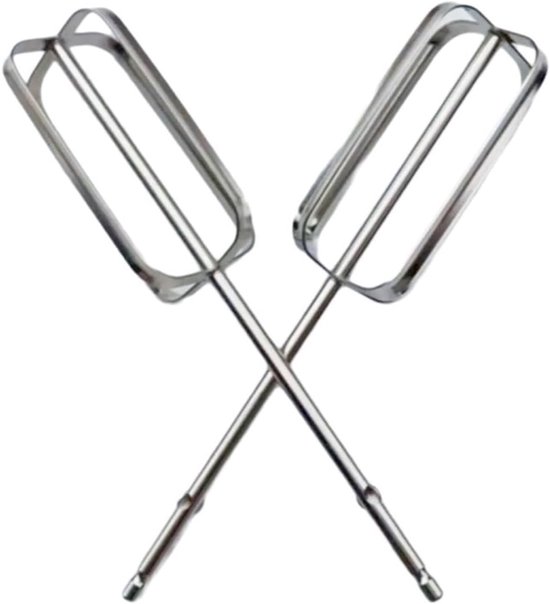 Mixer Accessoires - Kloppers Onderdelen - Bakken En Koken - Roestvrij Staal - 2 Stuks - Zilverkleurig