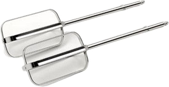 Mixer Accessoires - Kloppers Set - Bakken En Koken - Roestvrij Staal - 18cm Lengte - Wit van Merkloos