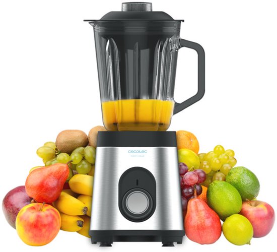 Mixer Cecotec Power Black Titanium 1000 Inox 1000W van Cecotec