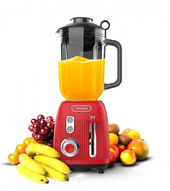 Mixer Cecotec Power Black Titanium RetroRed Rood van Merkloos