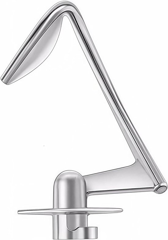 Mixer deeghaak - Keuken accessoire - Deeg kneden - Roestvrij staal - 50 gram - Zilverkleurig