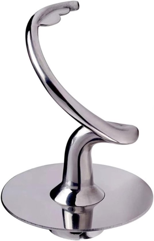 Mixer Deeghaak - Stand Mixer Accessoire - Zwaar Deeg Mengen - Roestvrij Staal Materiaal - 50 gram - Zilverachtig van Merkloos