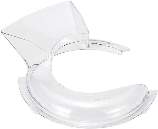 Mixer Deksel - Keuken Accessoire - Spatvrij Mixen - Vaatwasserbestendig - 26cm - Transparant