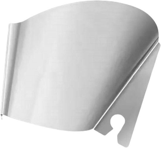 Mixer Gietdeksel - Spatdeksel Keukenmachine - Bakken en Koken - Roestvrij Staal Ontwerp - 15 cm Diameter - Zilver