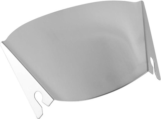 Mixer Gietrand - Spatbescherming Kom - Schoon Maken - Dubbele Bevestiging - 19 cm - Transparant van Merkloos