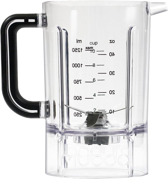 Mixer Kan - Reserve Deel - Smoothies Maken - Vaatwasserbestendig - 1.25 Liter - Transparant