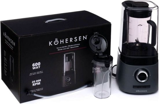 Mixer Kohersen 71097 Antraciet 600 W 80 kpa 600 ml van Mi