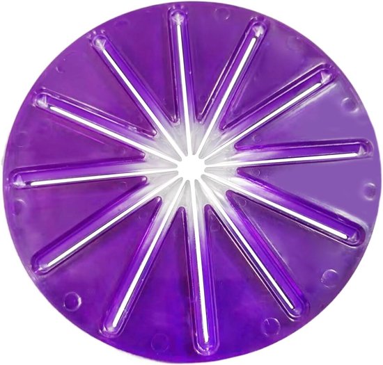 Mixer Kom Deksel - Spatbeschermer Keukenmixer - Schoon Maken - Universeel Passend Ontwerp - 14.5 x 14.5 cm - Paars