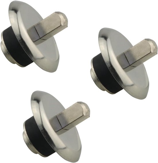 Mixer Koppeling Set - Reserve Onderdelen - Apparaat Reparatie - Roestvrij Staal - 3 Stuks - Zilver