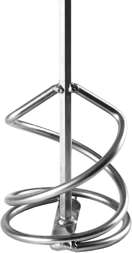 Mixer mandje - Spiraal roerwerk - Materiaalmengen - Enkele draad - 105 cm - Zilver