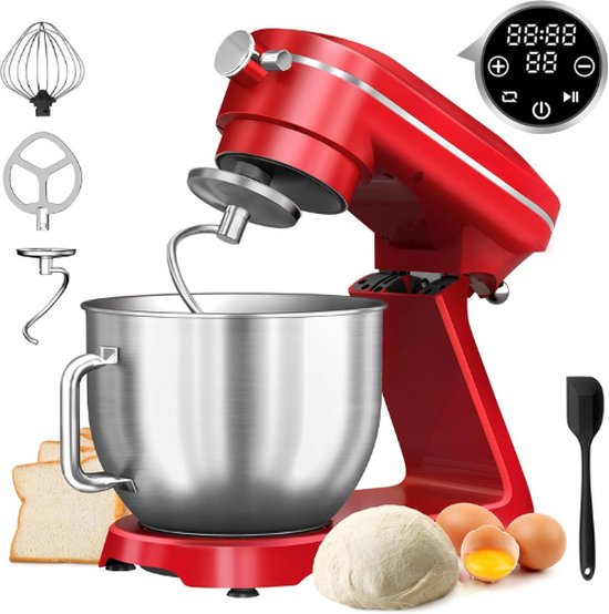 Mixer Met Mengkom - Keukenmachine - Keukenmixer - Deegmachine - Kneedmachine - Deegmixer - Mixer - Mixer Met Mengkom Keukenmachine - Mixer Met Kom - Mixer Keukenmachine - Keukenmixer Met Mengkom - Keukenmixers - Keukenmachines - Keukenrobot - App van Merkloos