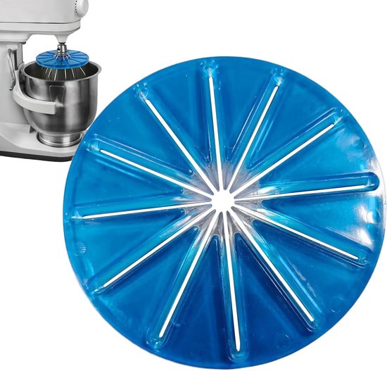 Mixer Onderdeel - Keukenhulp Accessoire - Voedselbereiding Thuis - Spatwaterdicht Ontwerp - Standaard Formaat - Zilverkleurig