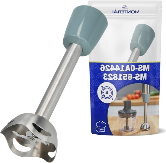 Mixer Onderdelen - Reserveonderdelen Keukenmixer - Keukenapparaat Reparatie - Roestvrijstalen Bladen - Standaard Maat - Grijs