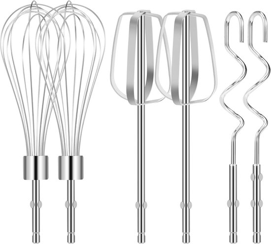 Mixer Onderdelen Set - Keuken Accessoires - Bakken En Koken - Universele Toepassing - 21 x 13 cm - Zilver