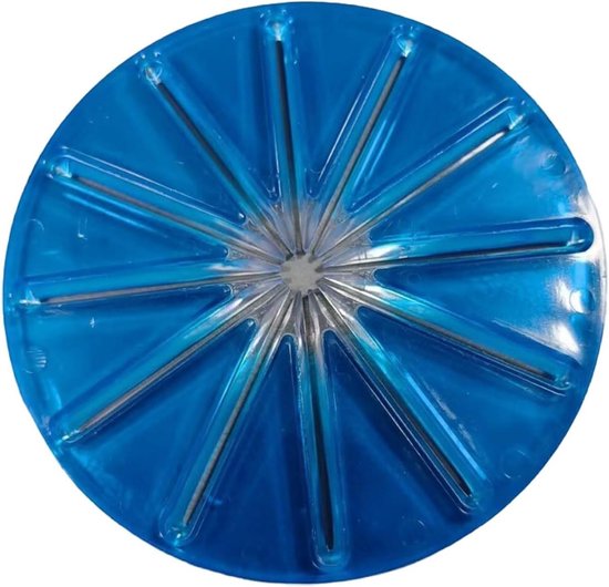 Mixer Opzetstuk - Beslag Schraper - Keuken Hulp - BPA/BPS Vrij - 23 x 15.5 cm - Blauw van Merkloos